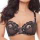 Fortune - Black Sheer Lace Plus Size Bra