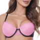 IVRESSE - Pink Lace Push up Bra