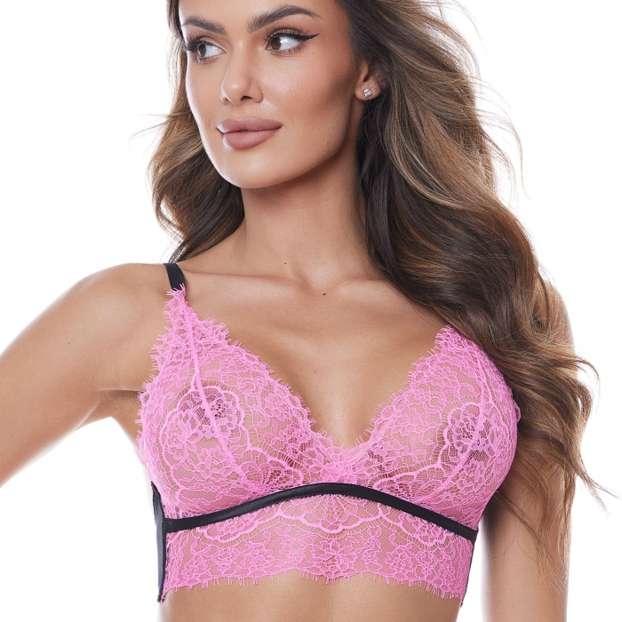 IVRESSE - Pink Lace Bralette