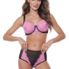 IVRESSE - Pink Lace Unlined Plus Size Bra