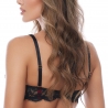 Mutine - Black & Red Lace Push up Bra