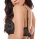 Paradox - Black Mesh Unlined Balconette Bra