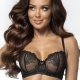 Just Like Heaven 7 - Black Sheer Balconette Bra