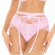 On The Cloud 3 - Pink Lace Garter Belt