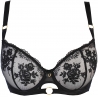 On The Clouds - Black Mesh Bra