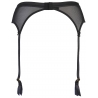 On the Clouds 2 - Black Mesh Garter Belt