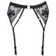 On the Clouds 2 - Black Mesh Garter Belt