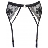 On the Clouds 2 - Black Mesh Garter Belt