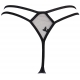 On The Clouds 2 - Black Mesh Thongs