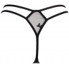 On The Clouds 2 - Black Mesh Thongs