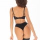 On The Clouds 4 - Black Beige Mesh Bra