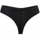 On The Clouds 4 - Black Mesh Thongs