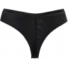 On The Clouds 4 - Black Mesh Thongs