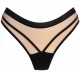 On The Clouds 4 - Black Mesh Thongs