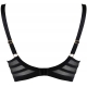 On The Clouds 4 - Black Beige Mesh Bra