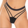 On The Clouds 4 - Black Mesh Thongs