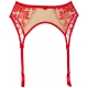 On the Clouds 7 - Red Sheer Garter Belt