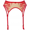 On the Clouds 7 - Red Sheer Garter Belt
