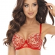 On the Clouds 7 - Red Sheer Balconette