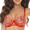 On the Clouds 7 - Red Sheer Balconette