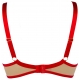 On the Clouds 7 - Red Sheer Balconette