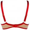 On the Clouds 7 - Red Sheer Balconette