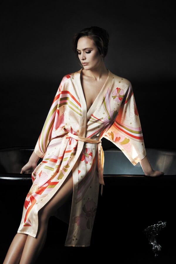 silky robes loungewear