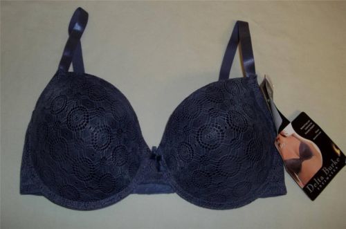 full bust underwire bra in blue