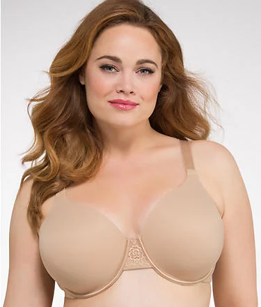 full coverage beige neutral bra