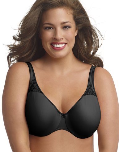 black large minimizer bra