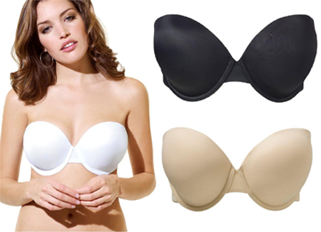 strapless bra